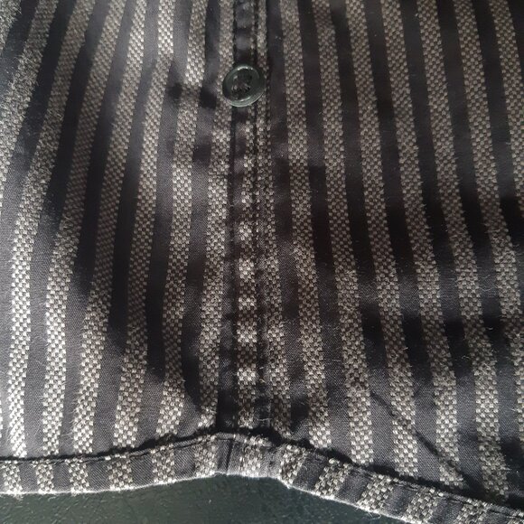 INC International Concepts SZ M Bengal Striped 100% Cotton Men's Button Up Shirt - Picture 7 of 15